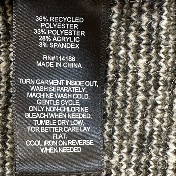 Frye “The Cozy Cardigan” Native American Design Open Cardigan Small EUC! - Picture 12 of 12